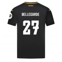 Maglie da calcio Wolves Jean-Ricner Bellegarde #27 Seconda Maglia 2024-25 Manica Corta